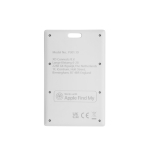 Carte pour retrouver son portefeuille compatible avec Apple Find My couleur blanc troisième vue