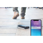 Carte pour retrouver son portefeuille compatible avec Apple Find My couleur blanc vue d'ambiance 2
