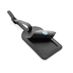 Étiquette de suivi pour bagage avec Find My de Apple couleur noir troisième vue