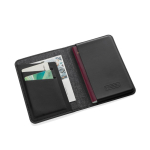 Porte-passeport traçable avec localisation Find My de Apple couleur noir deuxième vue