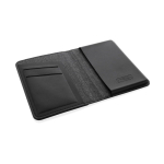 Porte-passeport traçable avec localisation Find My de Apple couleur noir quatrième vue