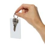 Carte ultra-mince de suivi pour portefeuille avec Find My couleur blanc septième vue