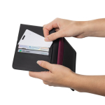 Carte ultra-mince de suivi pour portefeuille avec Find My couleur blanc huitième vue