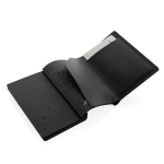 Portefeuille en polyester avec traceur connecté à Find My couleur noir deuxième vue