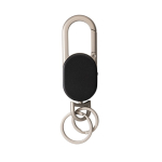Porte-clés avec localisateur rechargeable compatible avec Find My couleur noir