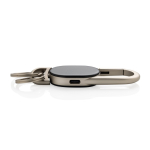 Porte-clés avec localisateur rechargeable compatible avec Find My couleur noir quatrième vue
