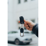 Porte-clés avec localisateur rechargeable compatible avec Find My couleur noir vue d'ambiance 2