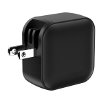 Chargeur ultra-rapide pour plusieurs pays avec 3 sorties 70W couleur noir troisième vue
