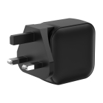 Chargeur ultra-rapide pour plusieurs pays avec 3 sorties 70W couleur noir quatrième vue