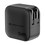 Chargeur ultra-rapide pour plusieurs pays avec 3 sorties 70W couleur noir huitième vue