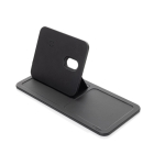 Plateau en polyester recyclé avec chargeur sans fil 3 en 1 couleur noir