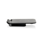 Chargeur sans fil 3 en 1 en aluminium recyclable 15W couleur noir sixième vue