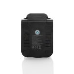Chargeur sans fil 3 en 1 en aluminium recyclable 15W couleur noir huitième vue