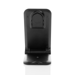Chargeur sans fil 3 en 1 en aluminium recyclable 15W couleur noir neuvième vue