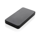 Powerbank en plastique recyclé avec indicateur de 10 000 mAh couleur noir