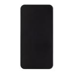 Powerbank en plastique recyclé avec indicateur de 10 000 mAh couleur noir deuxième vue