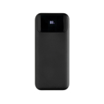 Powerbank avec câbles intégrés et écran digital 10 000 mAh couleur noir deuxième vue
