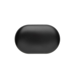 Écouteurs sans fil avec microphone pour appels BT 5.3 couleur noir quatrième vue