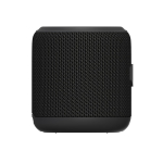 Enceinte en matériaux recyclés avec microphone intégré couleur noir huitième vue
