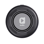 Enceinte écologique avec son haute qualité et subwoofer 10W couleur noir vue avec logo