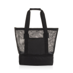 Élégant sac isotherme 2 en 1 en RPET avec doublure PEVA 20L couleur noir