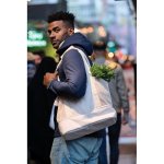 Élégant sac isotherme 2 en 1 en RPET avec doublure PEVA 20L couleur beige vue d'ambiance