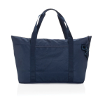 Sac isotherme XL en RPET avec deux poignées et sangle d'épaule 30L couleur bleu marine troisième vue