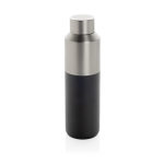 Gourde thermique en acier recyclé avec bouchon antifuite 600ml couleur noir