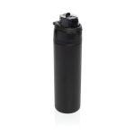 Bouteille en acier inoxydable recyclé à double paroi 700ml couleur noir