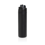 Bouteille en acier inoxydable recyclé à double paroi 700ml couleur noir deuxième vue