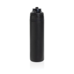Bouteille en acier inoxydable recyclé à double paroi 700ml couleur noir troisième vue