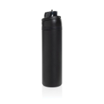 Bouteille en acier inoxydable recyclé à double paroi 700ml couleur noir quatrième vue