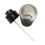 Bouteille en acier inoxydable recyclé à double paroi 700ml couleur noir neuvième vue