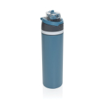 Bouteille en acier inoxydable recyclé à double paroi 700ml couleur bleu