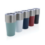 Gobelet thermique en acier inoxydable recyclé anti-goutte 500ml couleur noir vue générale