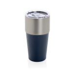 Gobelet thermique en acier inoxydable recyclé anti-goutte 500ml couleur bleu marine