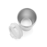 Mug thermique à double paroi écologique couvercle anti-goutte 350ml couleur blanc septième vue