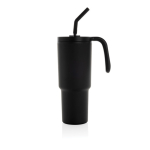 Gobelet thermique en acier inoxydable recyclé anti-goutte 900ml couleur noir deuxième vue
