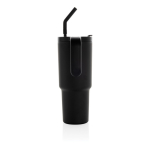 Gobelet thermique en acier inoxydable recyclé anti-goutte 900ml couleur noir troisième vue