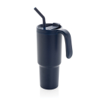Gobelet thermique en acier inoxydable recyclé anti-goutte 900ml couleur bleu marine