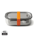 Lunch box en acier inoxydable avec couverts et sangle Black+Blum 1 L couleur orange