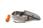 Lunch box en acier inoxydable avec couverts et sangle Black+Blum 1L cinquième vue