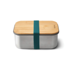 Lunch box en acier inoxydable couvercle et sangle Black+Blum 1,25L couleur turquoise