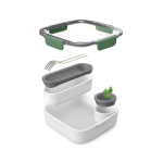 Lunch box avec compartiments intérieurs et fourchette Black+Blum 1L troisième vue