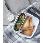 Lunch box avec compartiments intérieurs et fourchette Black+Blum 1L vue d'ambiance
