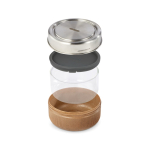 Bol en verre avec couvercle en silicone anti-goutte Black+Blum 750ml septième vue