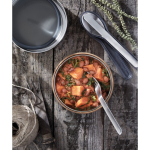 Bol en verre avec couvercle en silicone anti-goutte Black+Blum 750ml