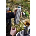 Bouteille thermique en acier inoxydable avec anse Black+Blum 750ml couleur turquoise