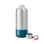 Grande bouteille thermique en acier inoxydable Black+Blum 850ml couleur turquoise troisième vue
