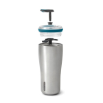Gobelet thermique en acier inoxydable anti-goutte Black+Blum 600ml couleur turquoise quatrième vue